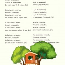 Comptine pour enfant \'Pirouette, cacahuète\' - paroles