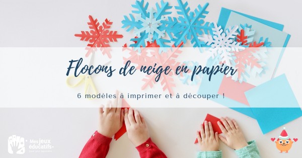 Modèles de flocons de neige en papier.